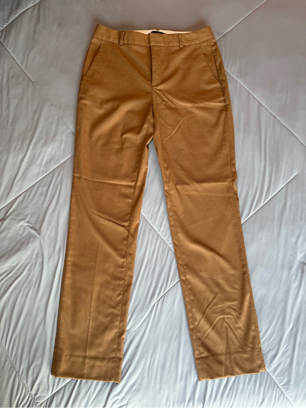 Banana Republic Tan Slacks Classic Straight Fit Khaki Pants High Rise Ryan